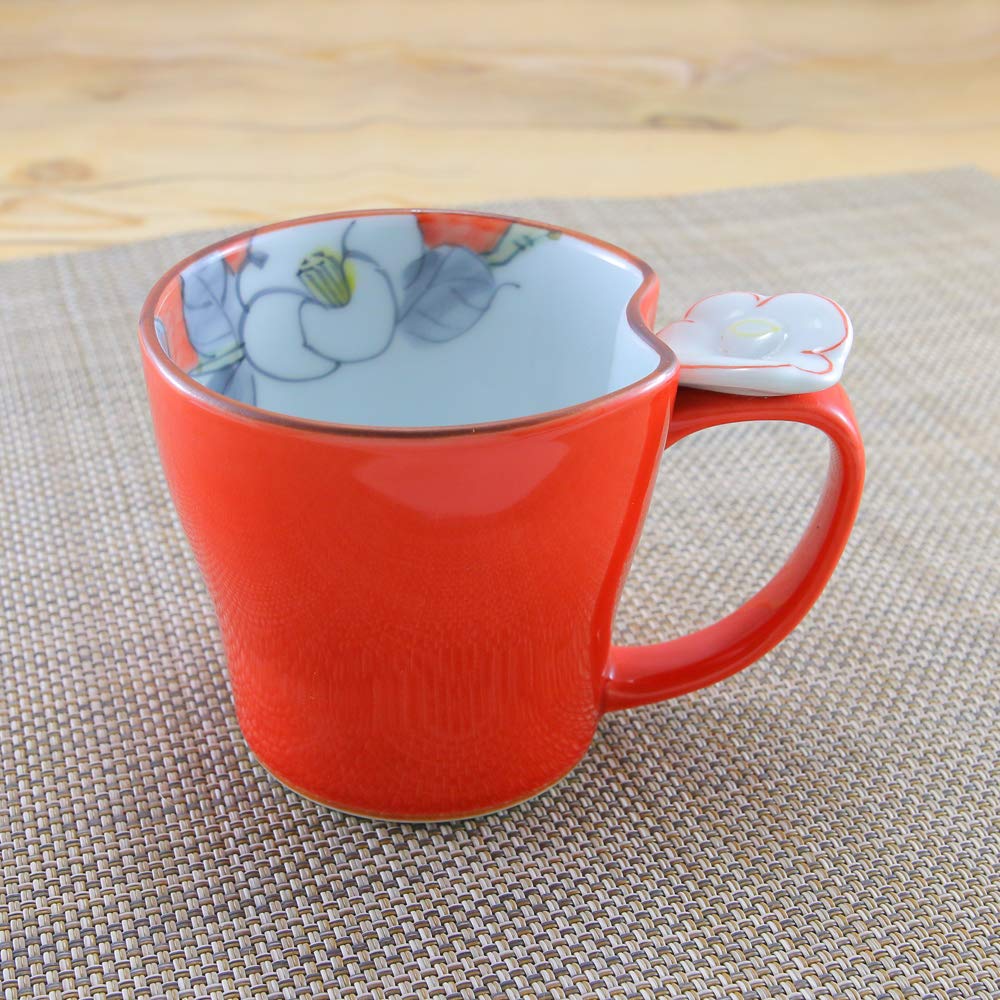 Amazon.co.jp: マグカップ 有田焼 波佐見焼 花絵蒔マグ（白） 色違い
